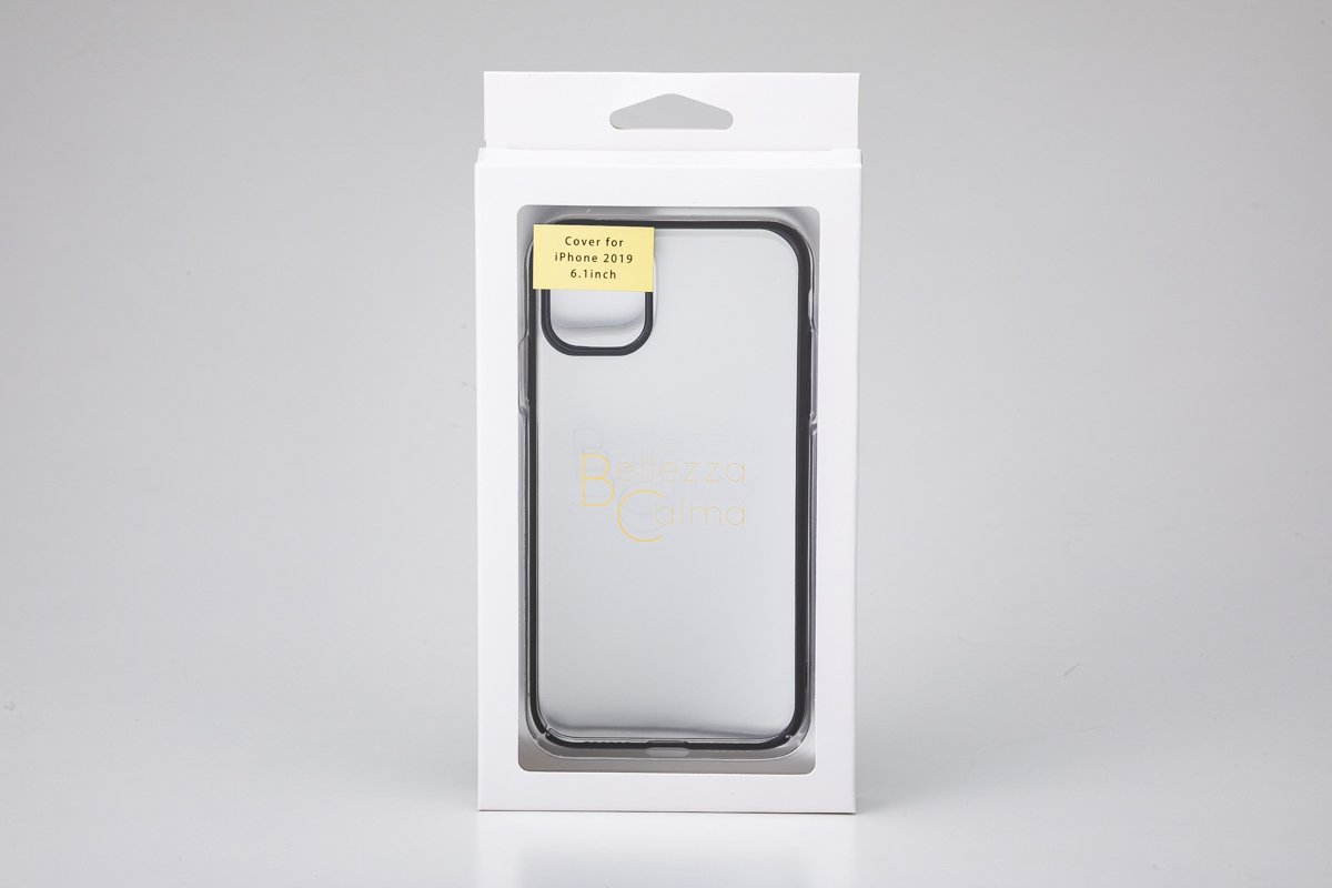 【iPhone11】サイドメッキケース(ブラック)