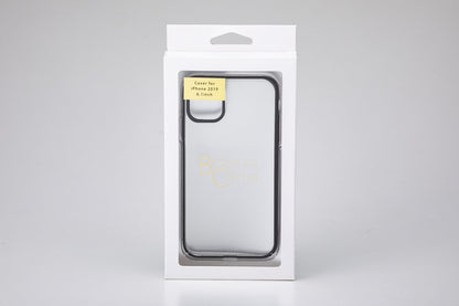 【iPhone11】サイドメッキケース(ブラック)