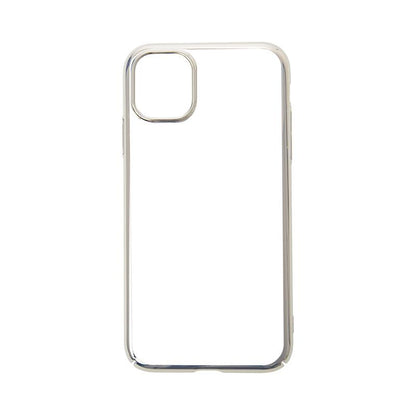 【iPhone11 Pro Max】サイドメッキケース(シルバー)
