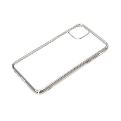 【iPhone11 Pro Max】サイドメッキケース(シルバー)