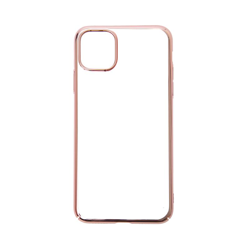 【iPhone11 Pro Max】サイドメッキケース(ローズゴールド)