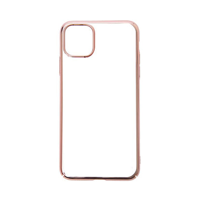 【iPhone11 Pro Max】サイドメッキケース(ローズゴールド)