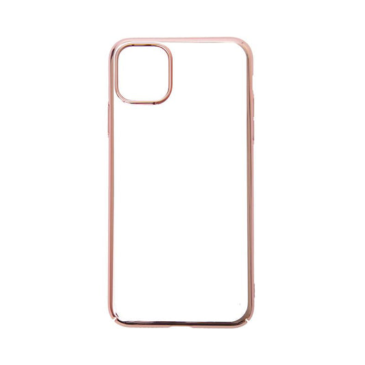 【iPhone11 Pro Max】サイドメッキケース(ローズゴールド)