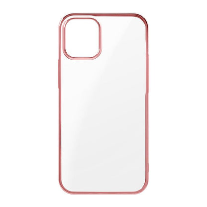 【iPhone12 mini】サイドメッキケース(ローズゴールド)