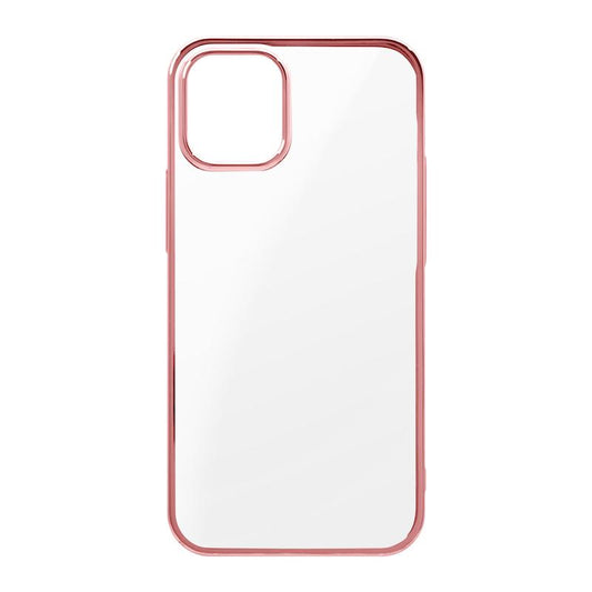 【iPhone12 mini】サイドメッキケース(ローズゴールド)