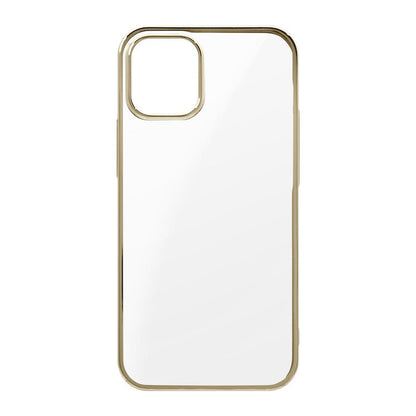 【iPhone12 mini】サイドメッキケース(ゴールド)