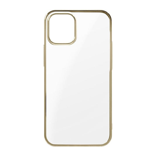 【iPhone12 mini】サイドメッキケース(ゴールド)