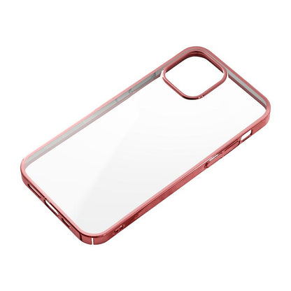 【iPhone12/12 Pro】サイドメッキケース(ローズゴールド)