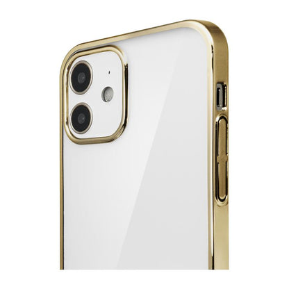 【iPhone12/12 Pro】サイドメッキケース(ゴールド)