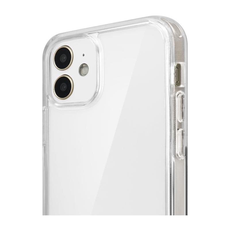 【iPhone12 mini】ガラスハイブリッドケース(クリア)