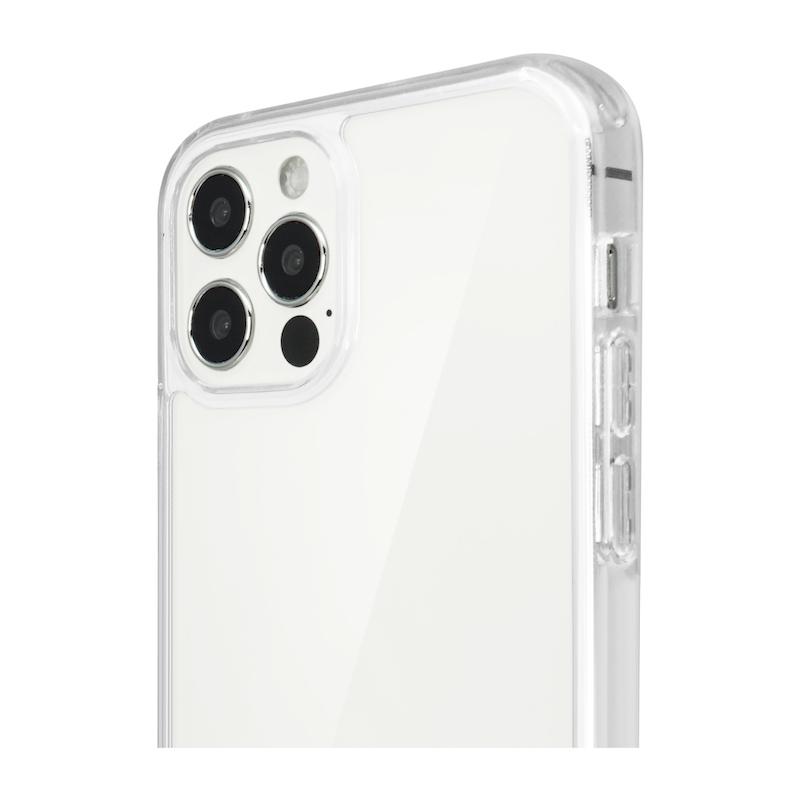 【iPhone12/12 Pro】ガラスハイブリッドケース(クリア)