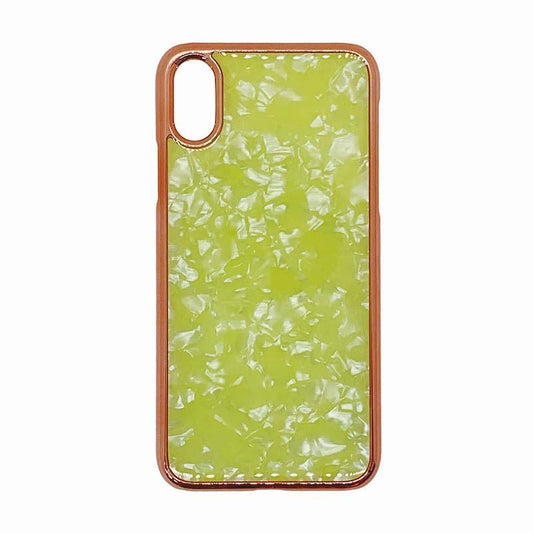 【iPhone XS/X】アセチケース (イエローグリーン)