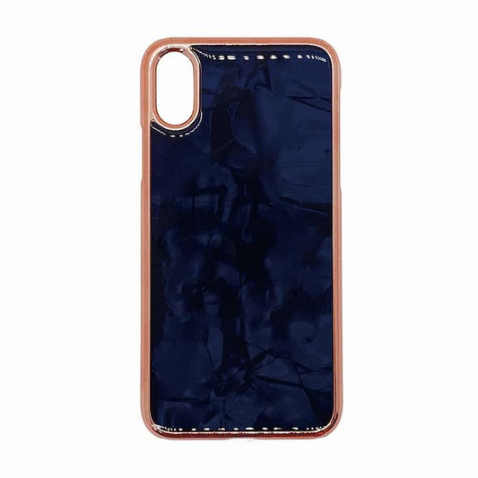 【iPhone XS/X】アセチケース (ネイビー)