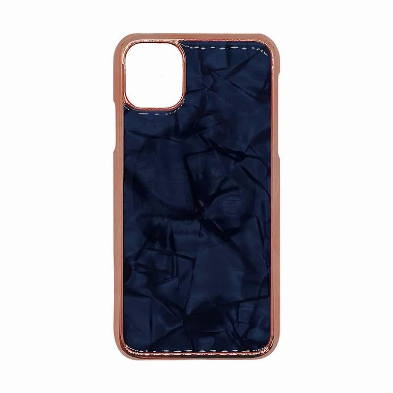 【iPhone11】アセチケース (ネイビー)