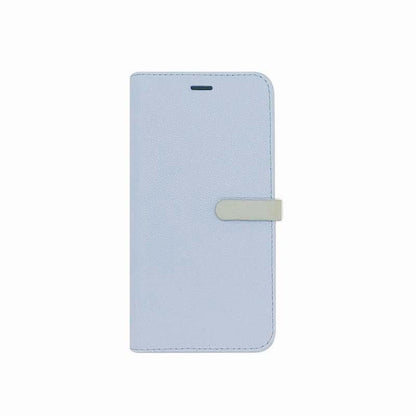 【iPhone11 Pro】2WAY 手帳型ケース(ローズゴールド×ブルー)