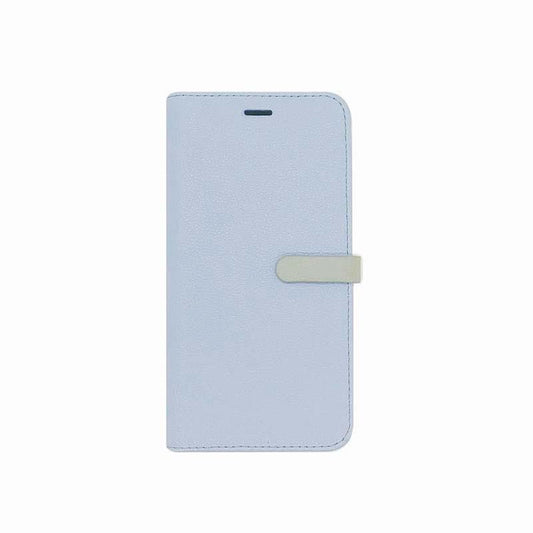 【iPhone11 Pro】2WAY 手帳型ケース(ローズゴールド×ブルー)