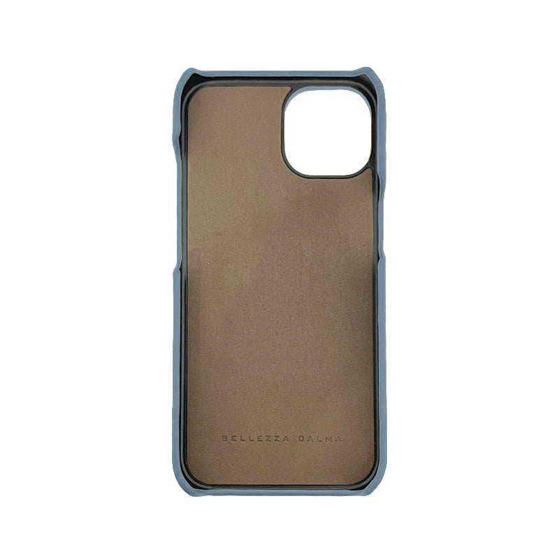 【iPhone13】REAL LEATHER ケース (オーシャン)