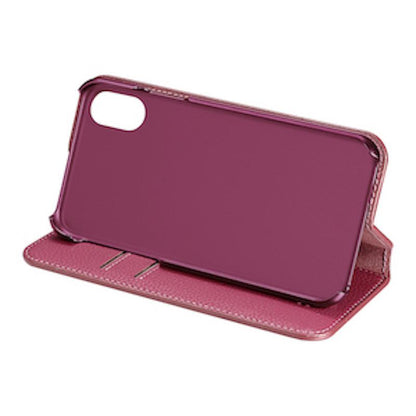 【iPhone XS/X】BOOK型ケース(レッド)