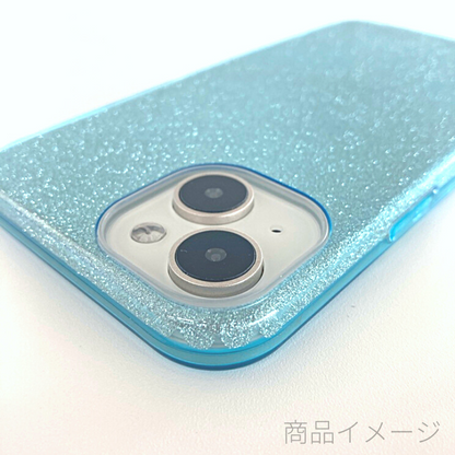 【iPhone13】シャイニーケース (パープル)